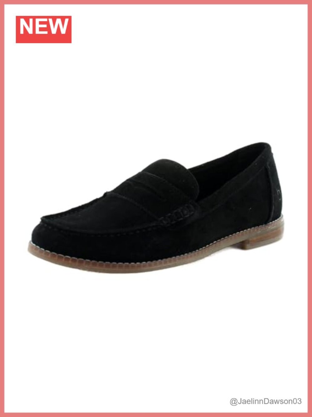 Women's Suede Moc Toe Loafer Flat with Memory Foam